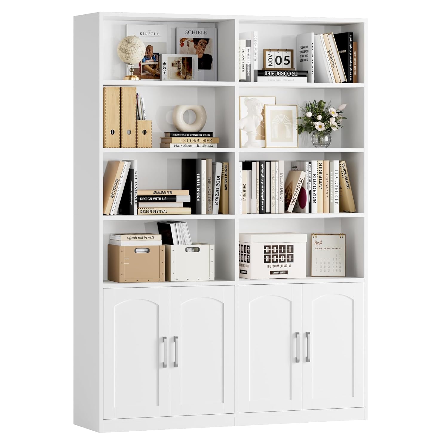 6-Tier Double Wide Bookcase wi - Office X Furniture ulasan dan harga