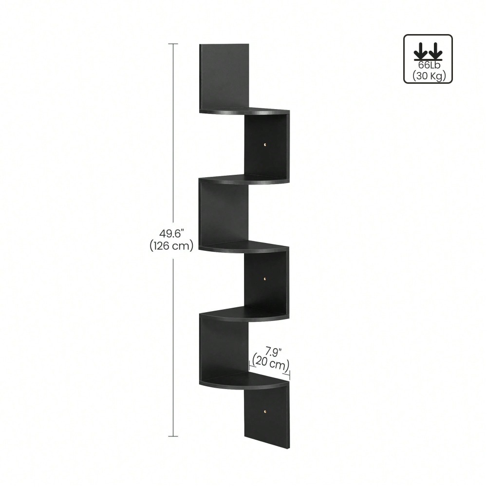Corner Shelf Wall Mount, 5-Tie - Bookshelf 5 Tier ulasan dan harga