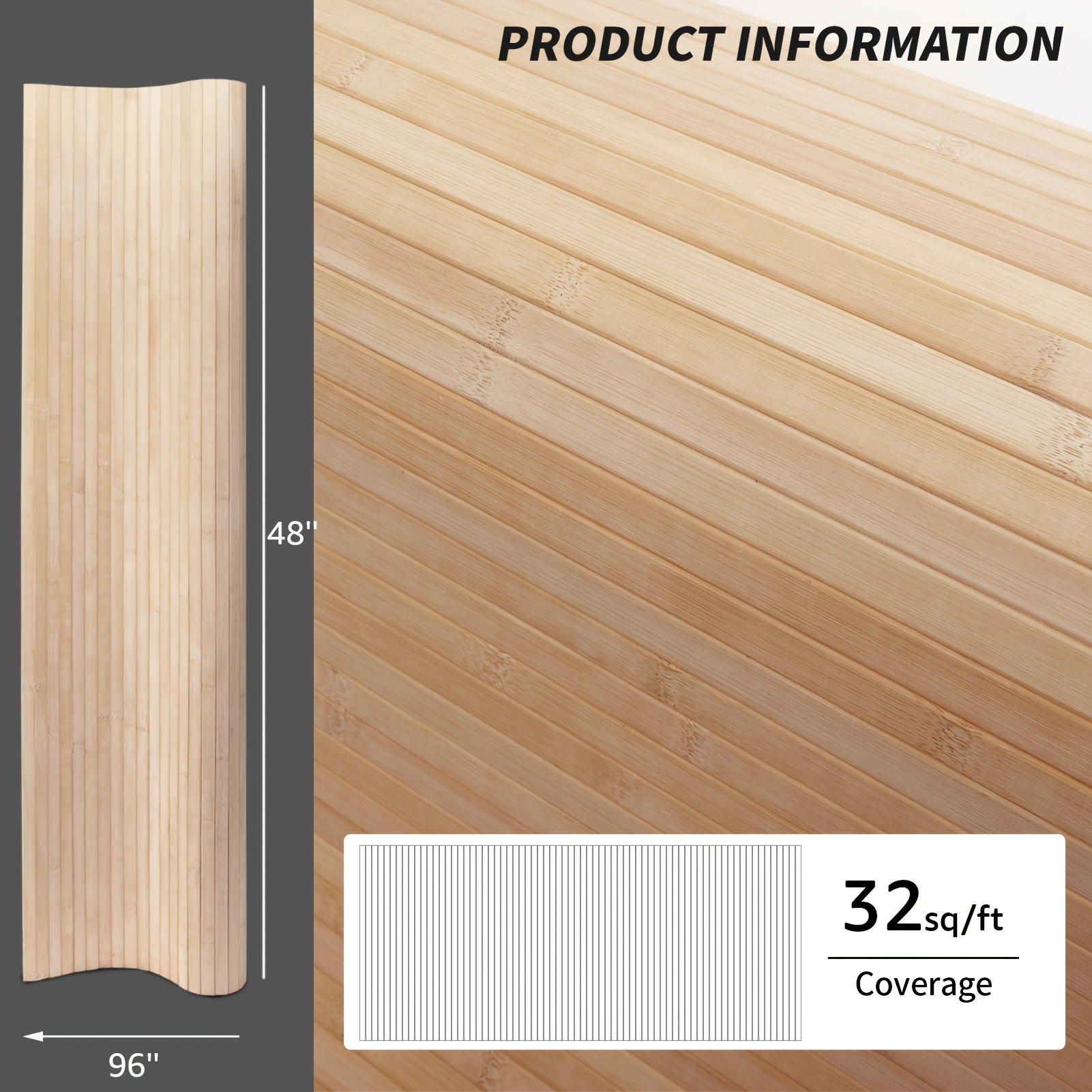 Natural Bamboo Wall Panel for  - Office X Furniture ulasan dan harga