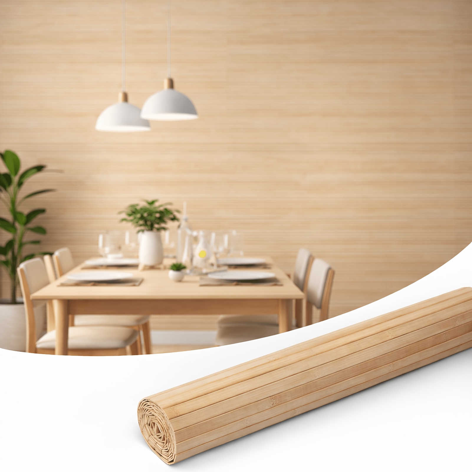 Natural Bamboo Wall Panel for  - Office X Furniture ulasan dan harga