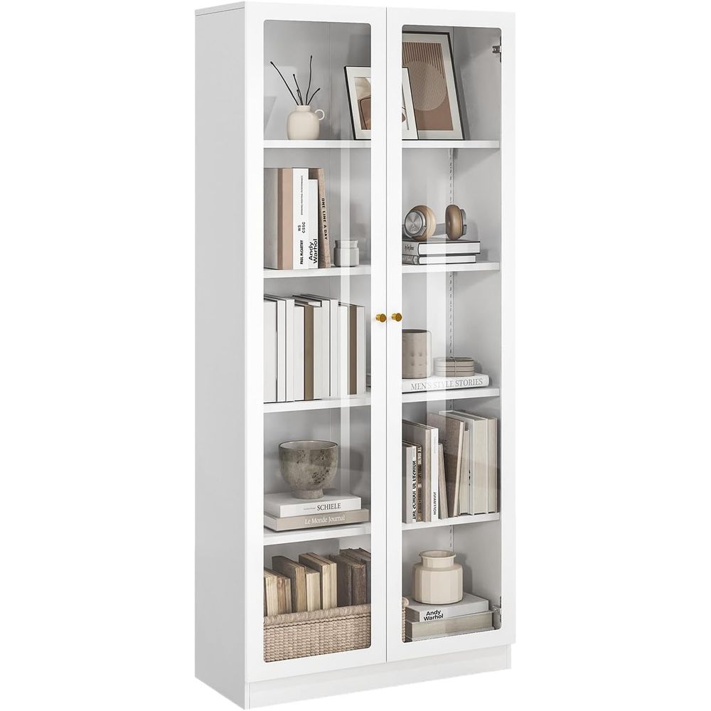 70.87 Tall Metal Bookshelf, 5- - Bookshelf 5 Tier ulasan dan harga