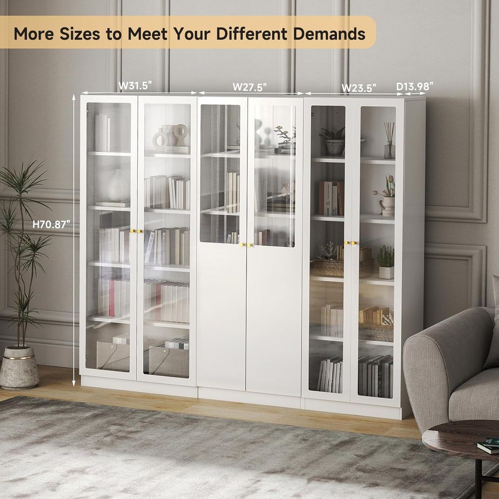 70.87 Tall Metal Bookshelf, 5- - Bookshelf 5 Tier ulasan dan harga