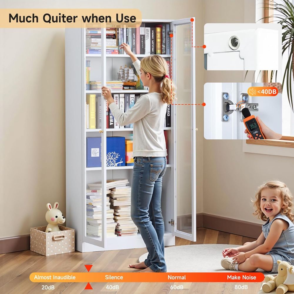 70.87 Tall Metal Bookshelf, 5- - Bookshelf 5 Tier ulasan dan harga