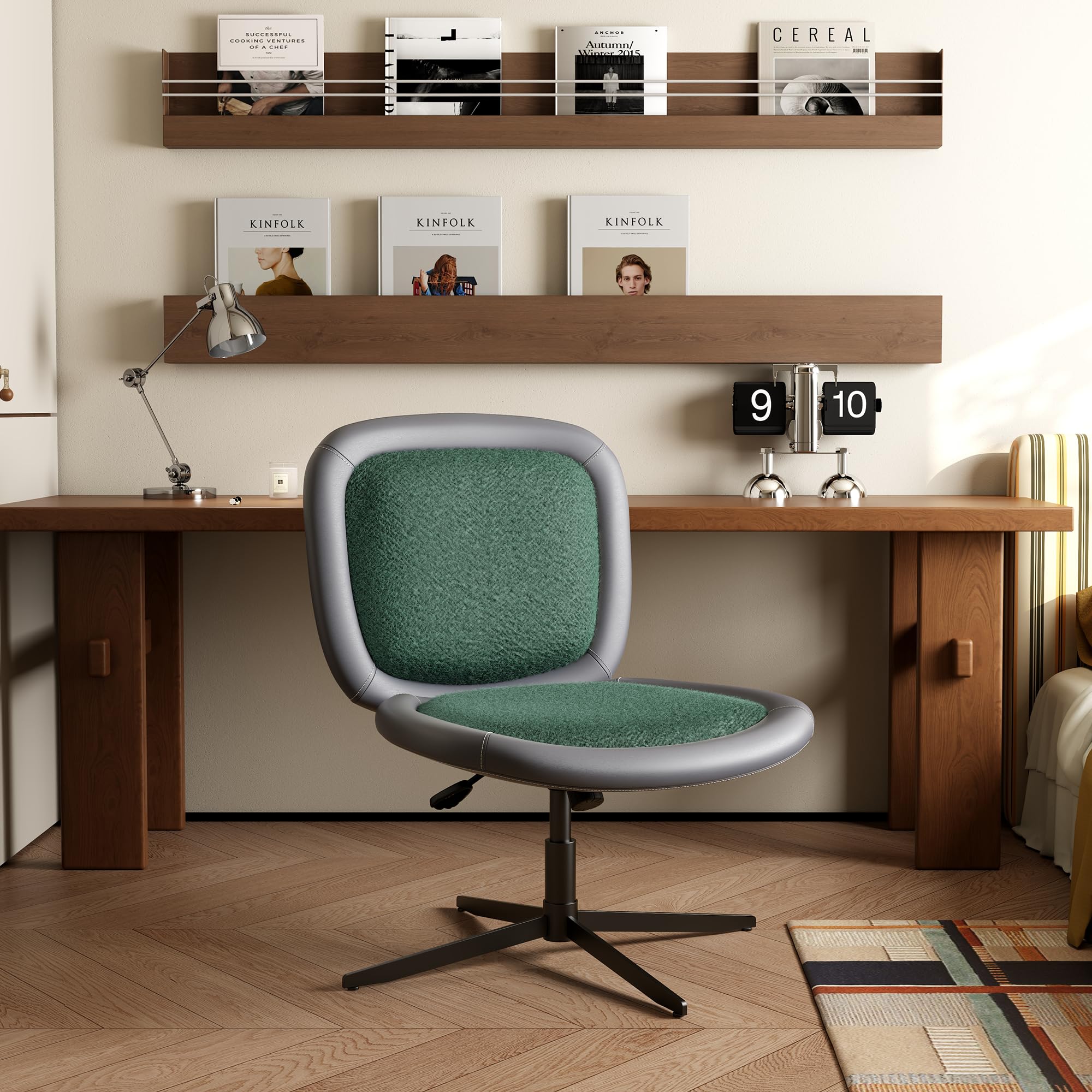 Armless Office Chair With Whee - Office Furniture And Desks ulasan dan harga