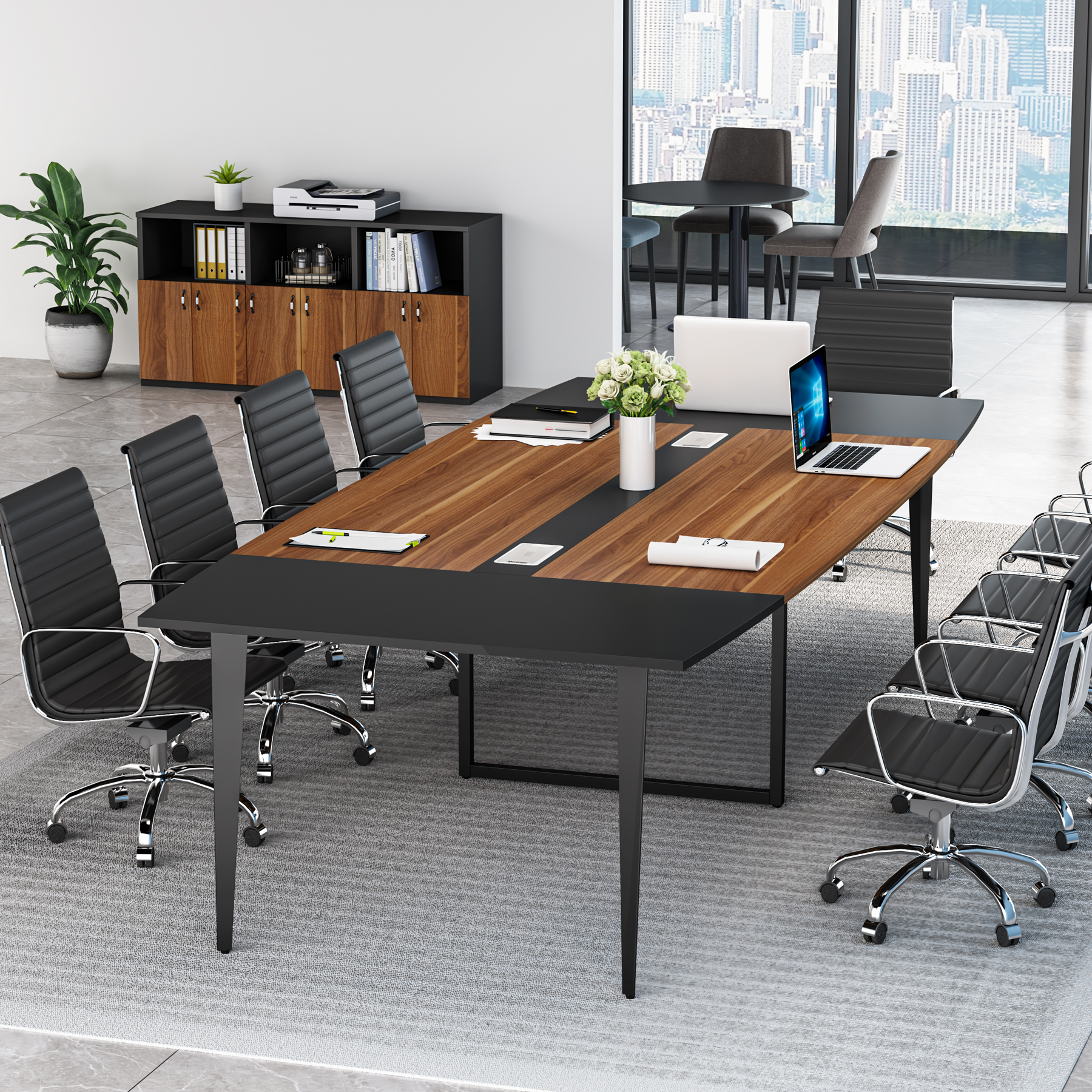 Tribesigns 8FT Conference Tabl - Office X Furniture ulasan dan harga