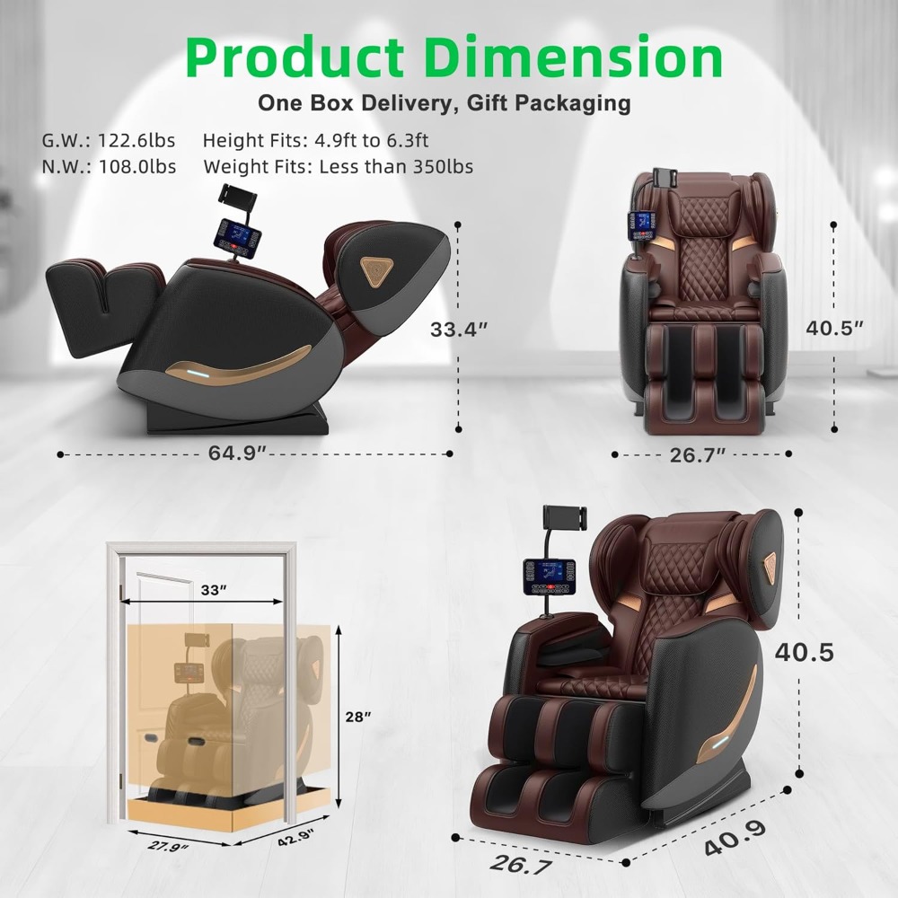 Full Body Zero Gravity Massage - Office X Furniture ulasan dan harga