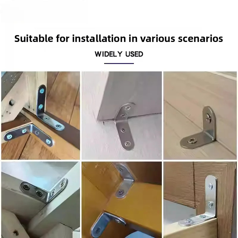 Stainless Steel 90 Degree L-Sh - Office Furniture Hardware ulasan dan harga