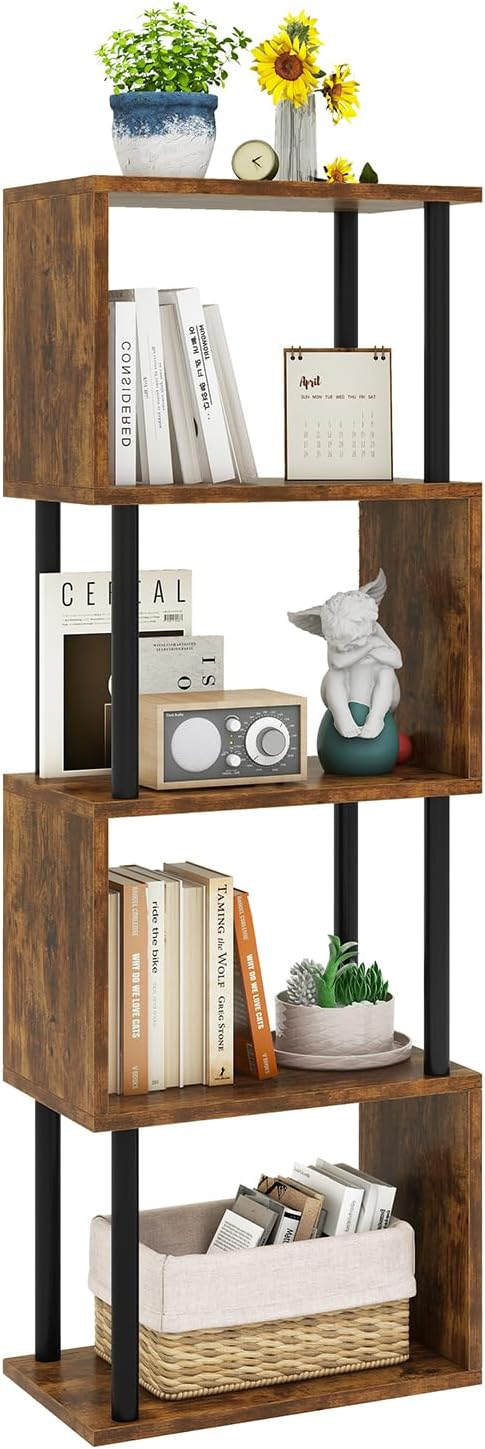 SGIAWETA-5-Tier Tall Bookshelf - Bookshelf 5 Tier ulasan dan harga
