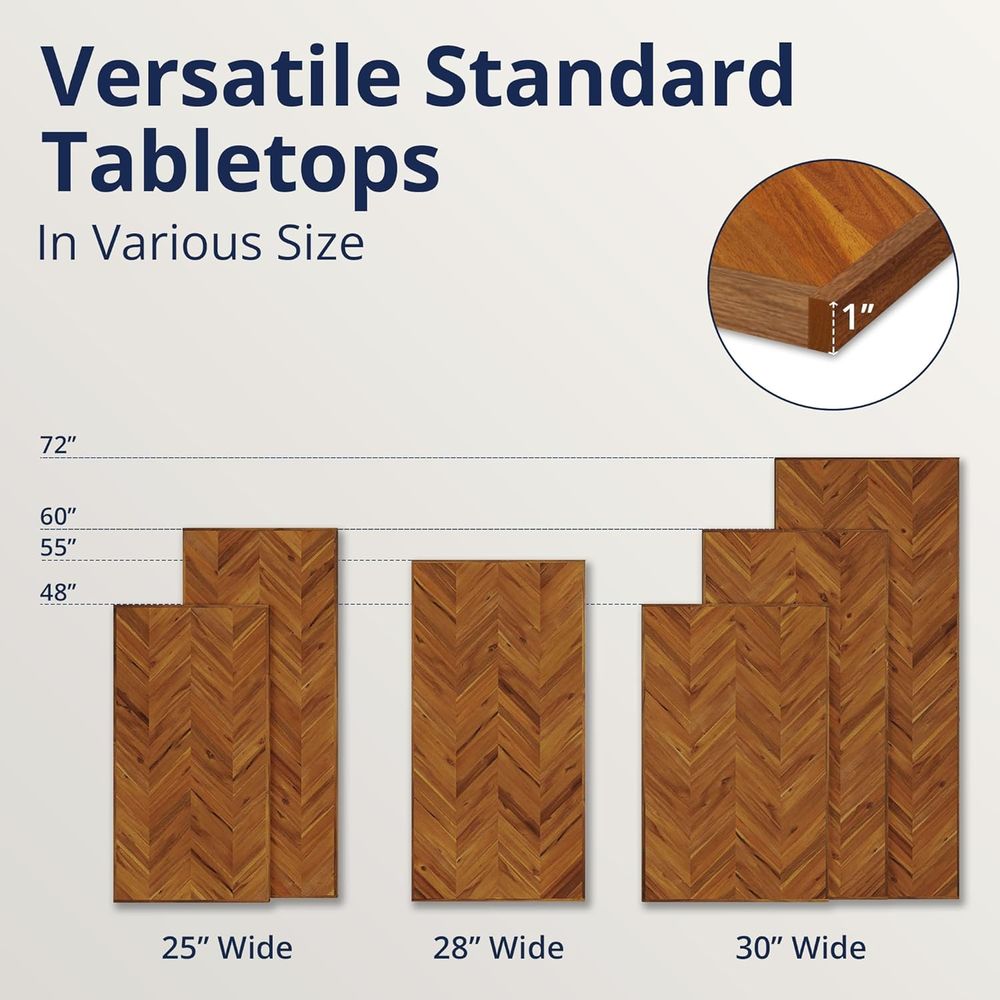 55x28 Inch Solid Wood Table To - Office Furniture And Desks ulasan dan harga