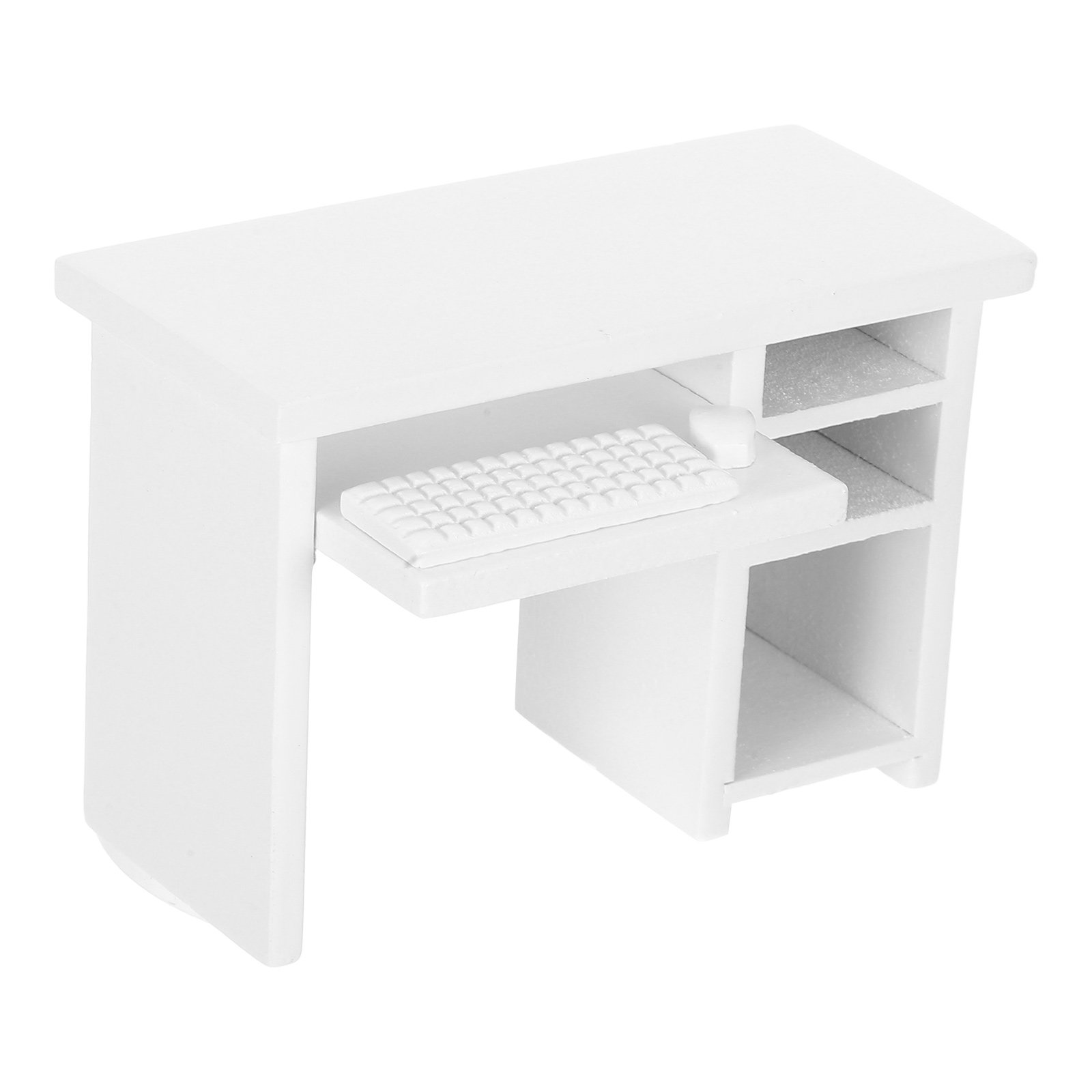 Miniature 1:12 Scale Dollhouse - Office Furniture And Desks ulasan dan harga