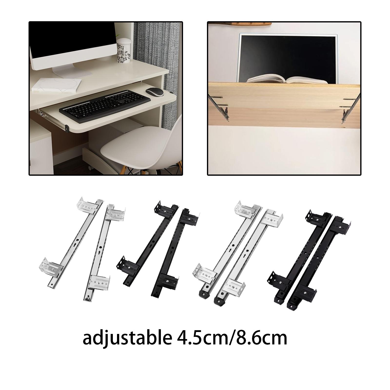 Keyboard Tray Slides Metal Cab - Office Furniture Hardware ulasan dan harga