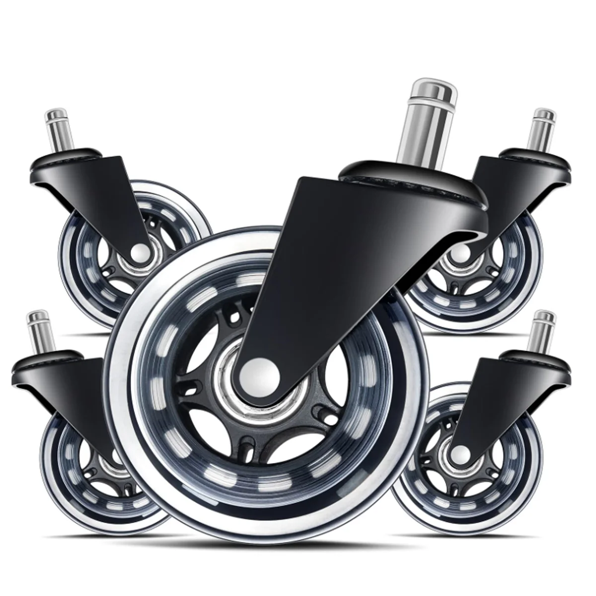 5PCS Office Chair Caster Wheel - Office Furniture Hardware ulasan dan harga