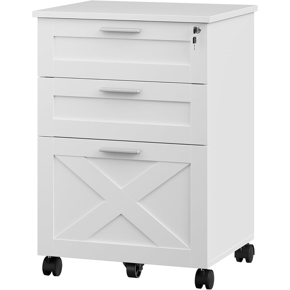 3-Drawer Rolling File Cabinet  - Office Furniture Hardware ulasan dan harga