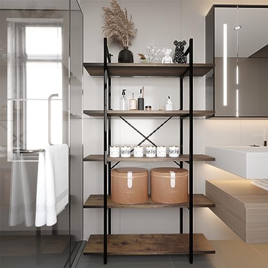 5 Tiers Bookshelf Organizer fo - Bookshelf 5 Tier ulasan dan harga